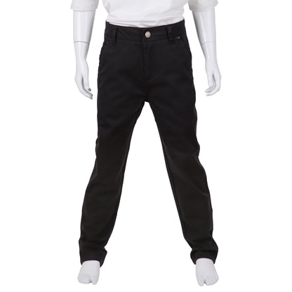 David Oliver Boys Chino Skinny Fit Pants  ROBERT BLACK