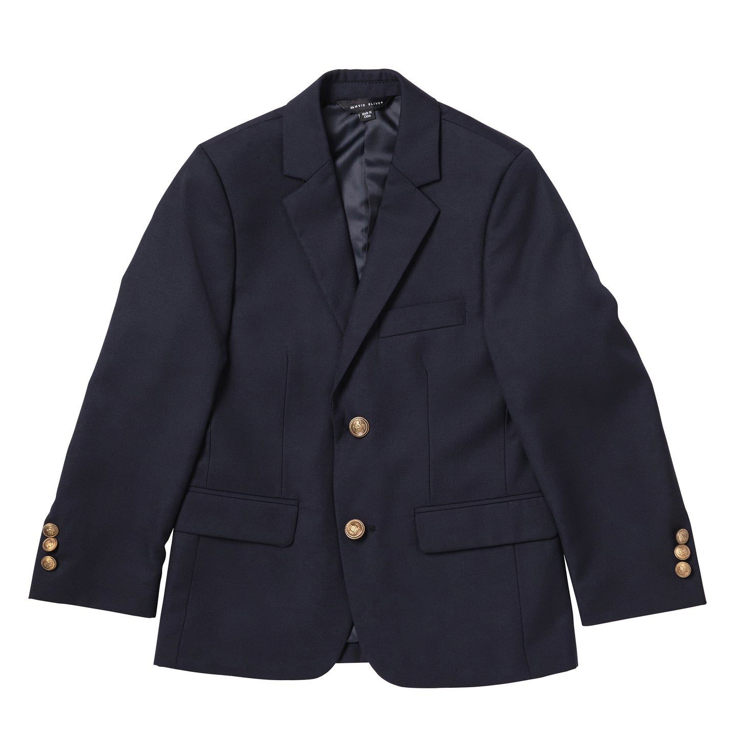 David Oliver Boys Blazer  HUNTER NAVY HUSKY