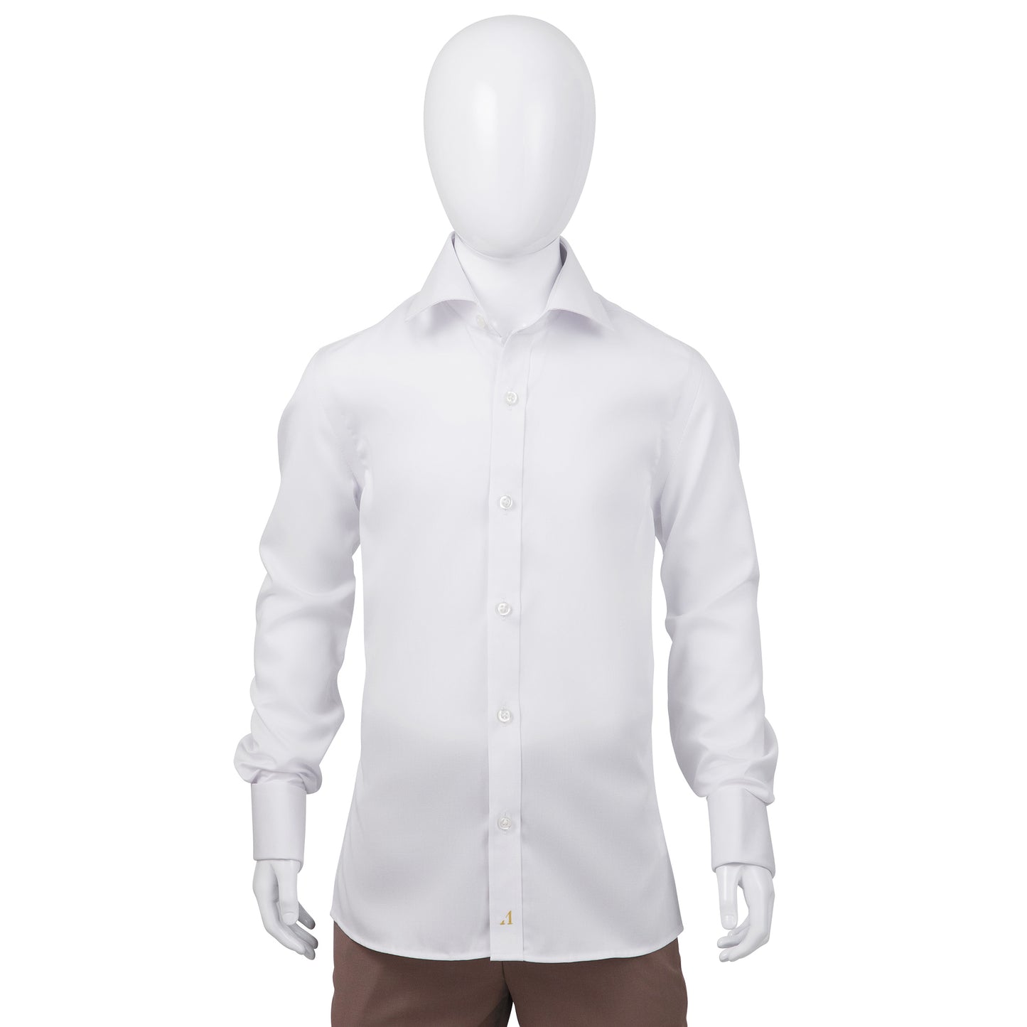 Alviso Poly Cotton Twill Slim Fit French Cuff Shirt