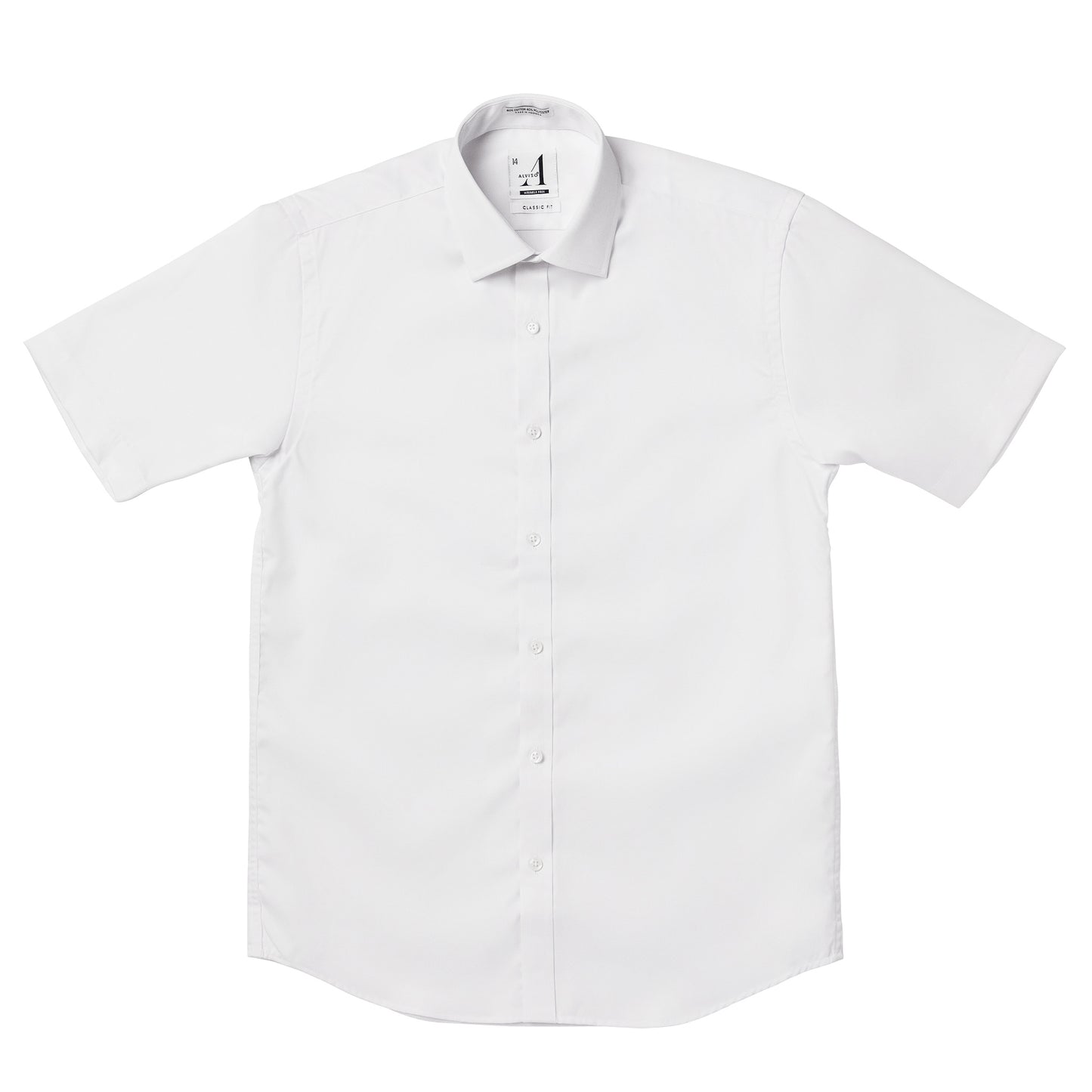 Alviso Poly Cotton Twill Regular Fit Short Sleeve Shirt